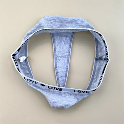 "Love Motif Cotton Thong Set™"