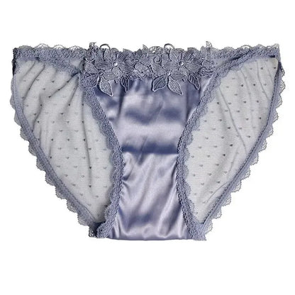 Elegant Satin Lace Embroidered Underwear™