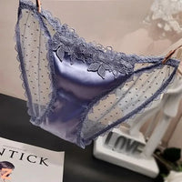 Elegant Satin Lace Embroidered Underwear™