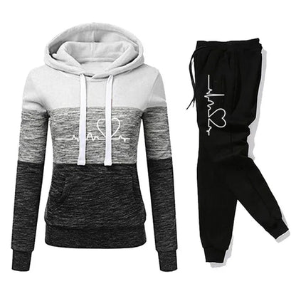 Chic Color Block Tracksuit Set™