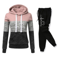 Chic Color Block Tracksuit Set™