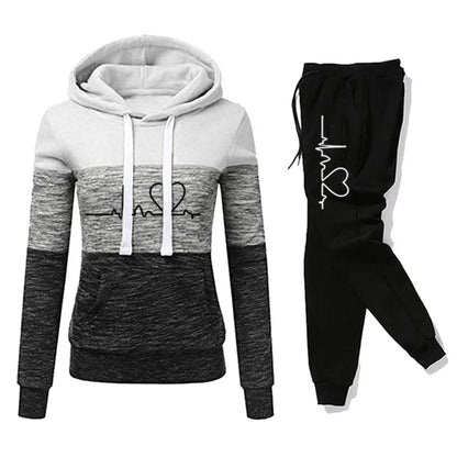 Chic Color Block Tracksuit Set™